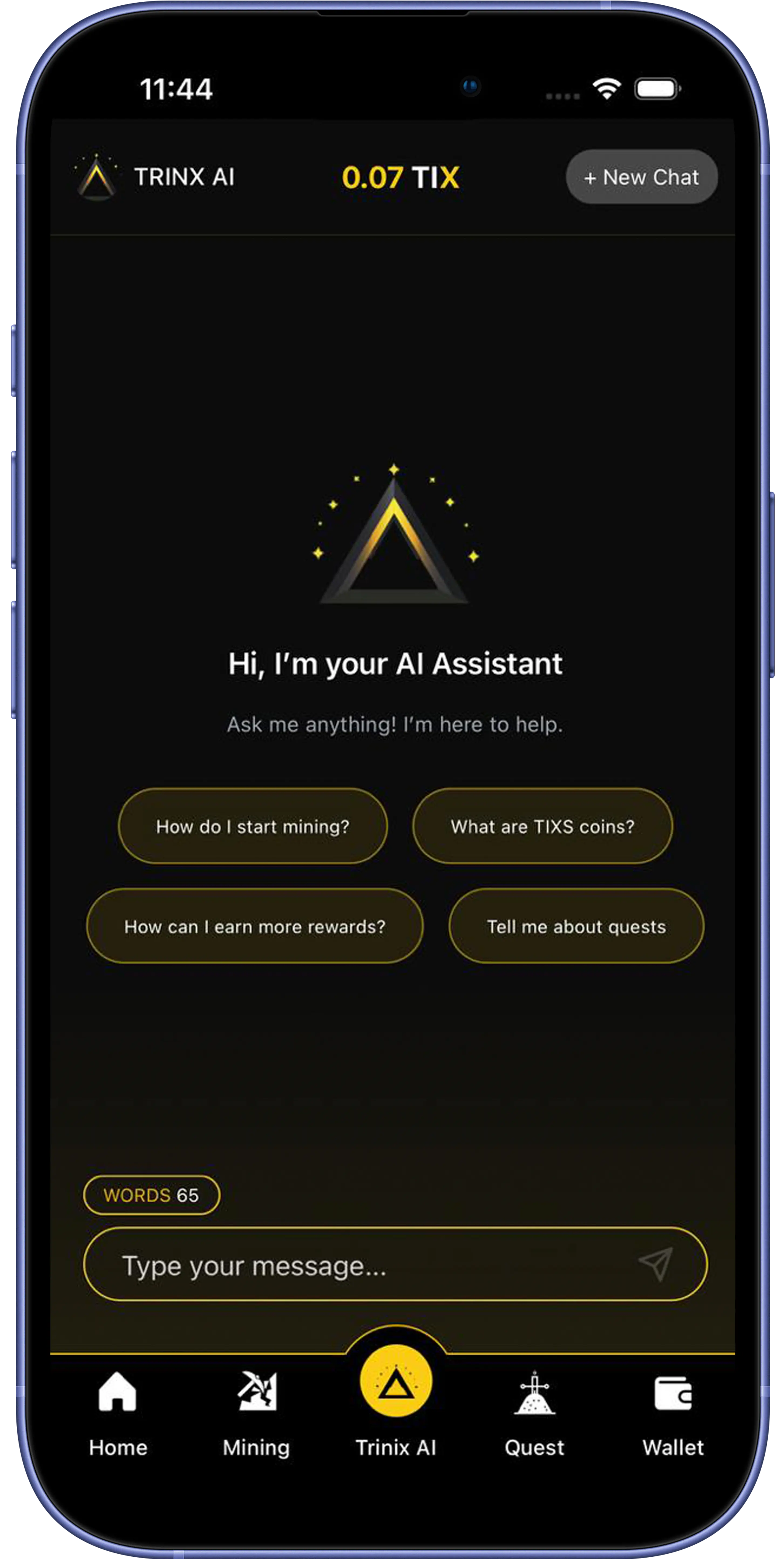 Chat to Earn TIX Coins