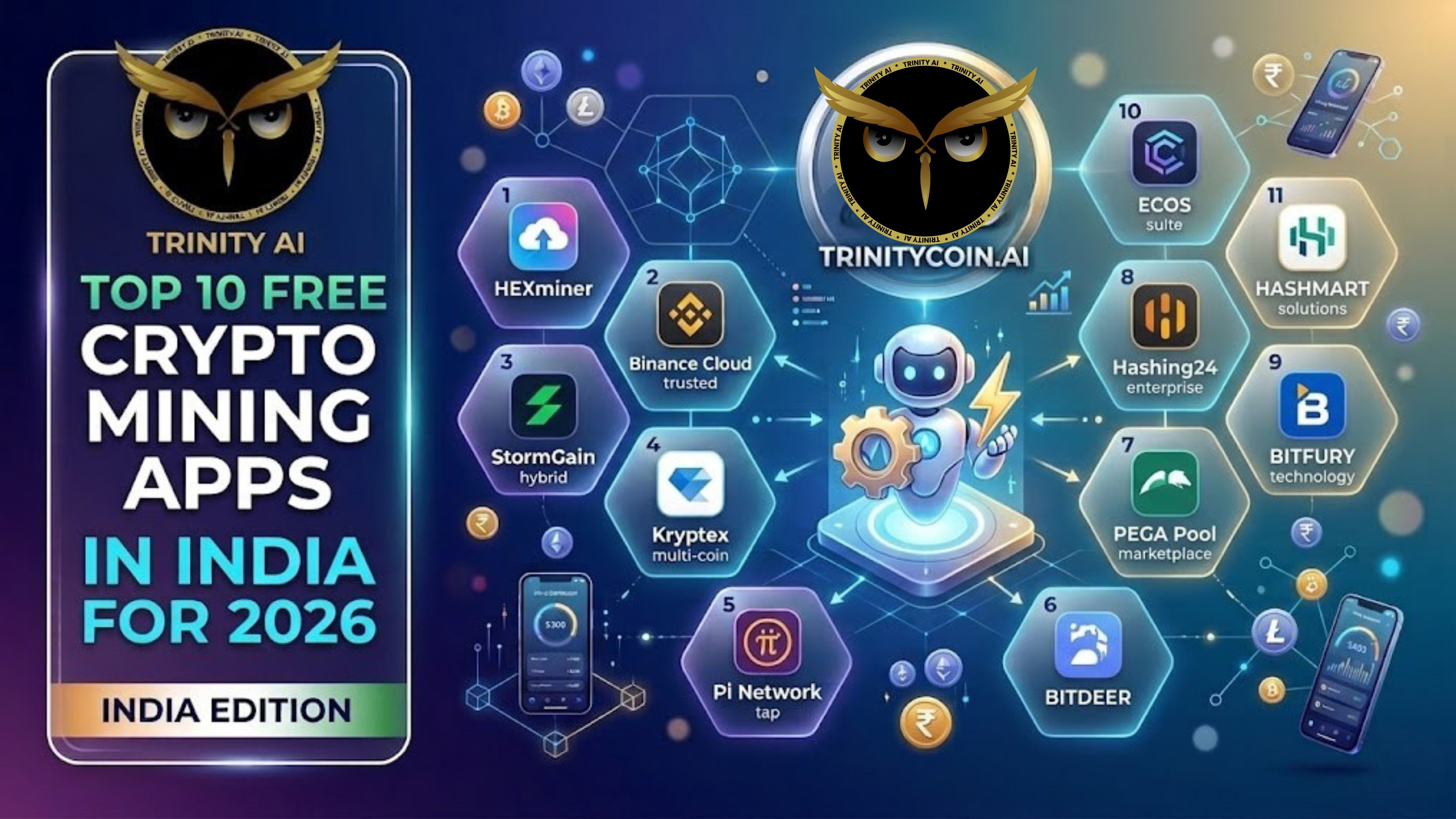 Top 10 Free Crypto Mining Apps in India in 2026